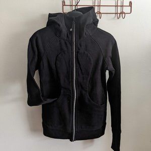 Lululemon Black Scuba Full-Zip Hoodie
